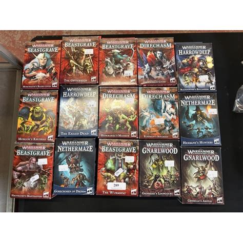 Fifteen Warhammer Underworlds Card Sets