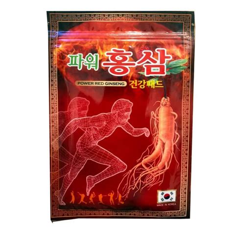 Купить Пластырь согревающий с красным женьшенем Korean Red Ginseng ...