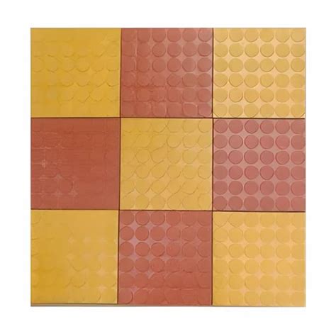 Concrete Mm Square Cement Chequered Tile Size X Feet X Mm