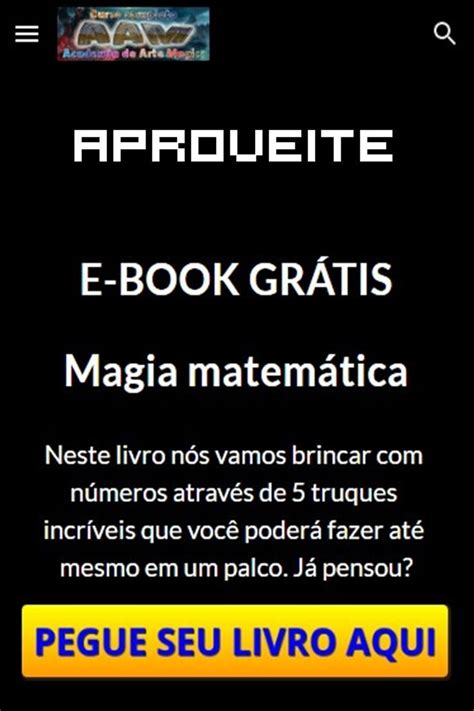 E BOOK GRÁTIS Magia matemática Boarding pass