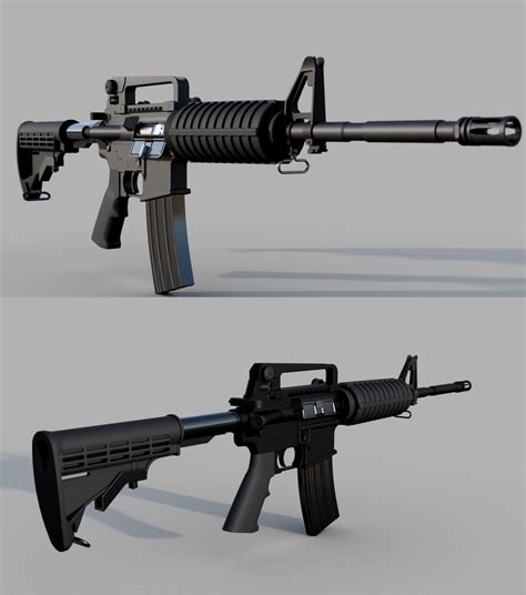 ArtStation - M4 High Poly