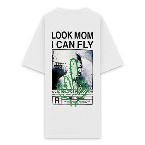 Travis Scott トラヴィススコット 商品ページ Look Mom I Can Fly Tee White