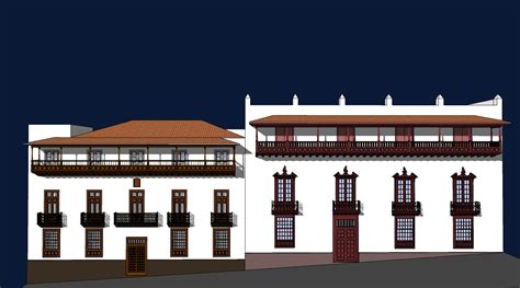 Arquitectura Hist Rica En Tenerife Espa A Casas Con Balconadas La