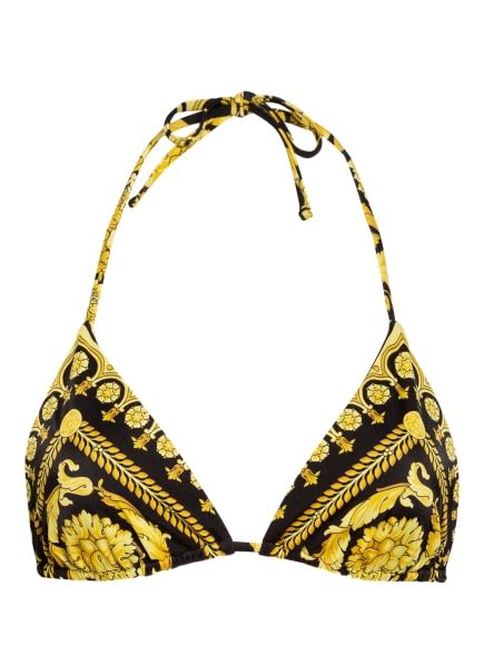 Versace Triangel Bikini Top In Schwarz Gelb Online Kaufen Breuninger