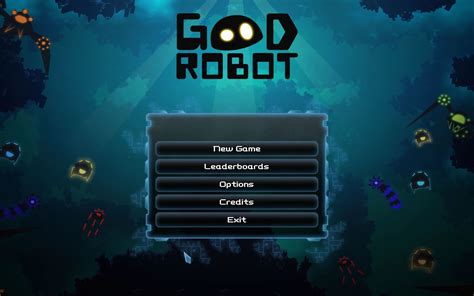 An Image Of A Game Screen With The Words Good Robot On It