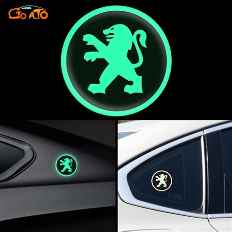 Gtioato Luminous Car Sticker D Sticker Universal Reflective Sticker