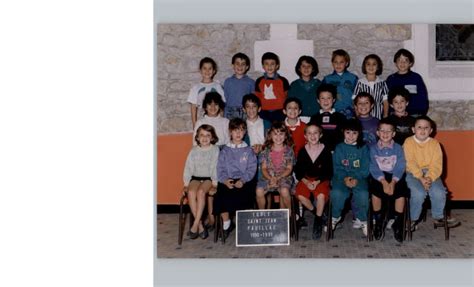 Photo De Classe 1990 1991 CE1 De 1990 Ecole Saint Jean Pauillac