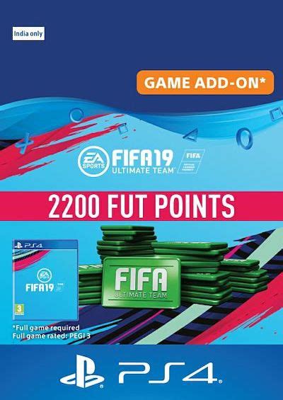 Fifa 19 Ultimate Team 2200 Fut Points For Ps4 E2zstore