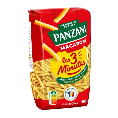 Rappel Consommateur Détail Macaroni 500g Cuisson Rapide Panzani