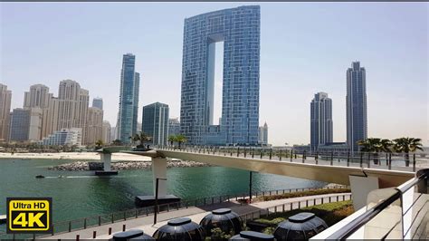 K Dubai Bluewaters Bridge Walking Tour Youtube