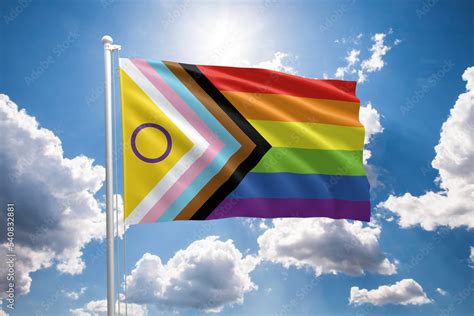 Intersex Inclusive Pride Flag New Lgbtqia Progress Pride Flag Progress Flag Symbol In The