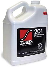 SWEPCO 201 Multi Purpose Gear Lubricant SAE 80W90 1 U S Gallon 3 785