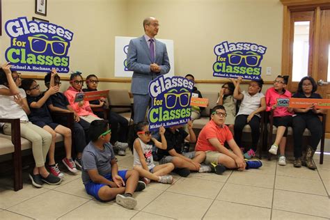 Dr Michael A Hochman Announces Glasses For Classes Initiative