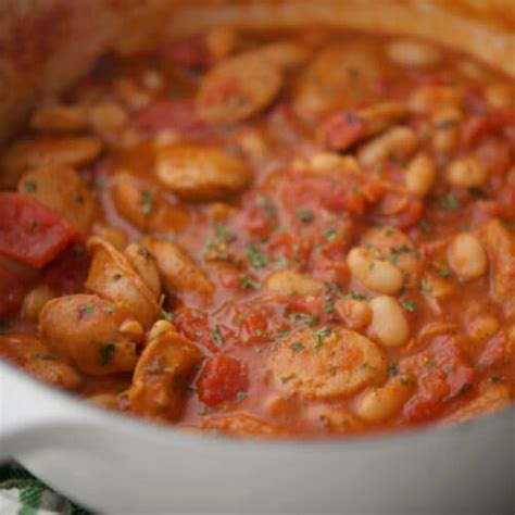 Italian Chicken Sausage And White Bean Stew