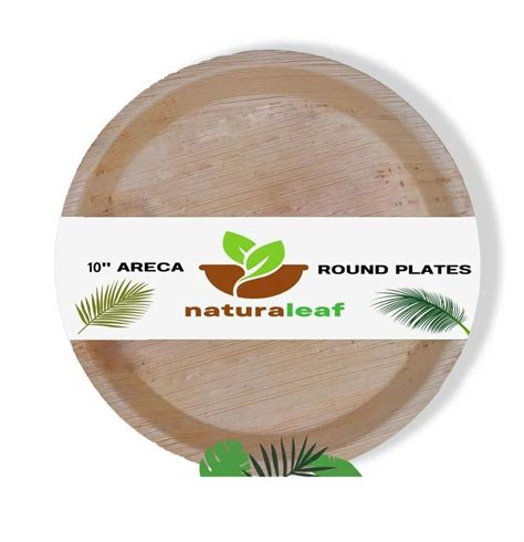 Inch Round Areca Leaf Plates At Rs Piece Areca Leaf Plates In