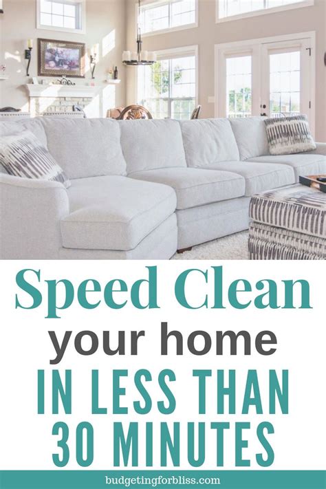 Speed Cleaning Is A Quick And Easy Way To Clean Your Home When You Have