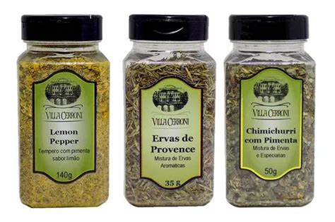 Tempero Lemon Pepper Ervas Provence Chimichurri Pimenta