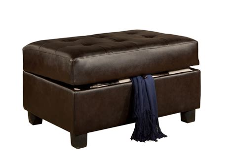 36 Top Brown Leather Ottoman Coffee Tables