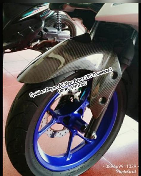 Jual Spakbor Depan Carbon Kevlar All New Aerox 155 Connected Di Lapak