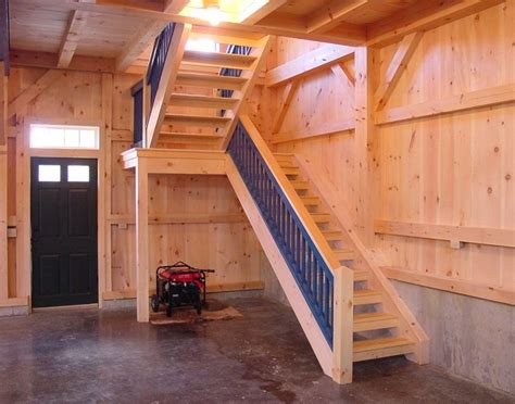 Timber Frame Staircase Barn Apartment Barn Loft Barn Loft Apartment