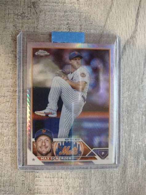 2023 Topps Chrome 148prizm Refractor Max Scherzer EBay