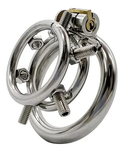 Cinto De Castidade Masculino De A O Inoxid Vel Chastity Lock