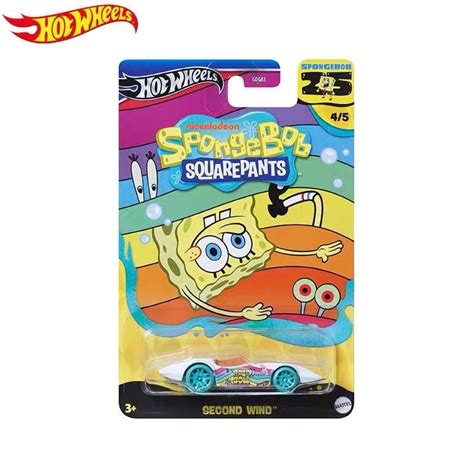 Машинка коллекционная Mattel Hot Wheels GDG Губка Боб Квадратные Штаны SECOND WIND