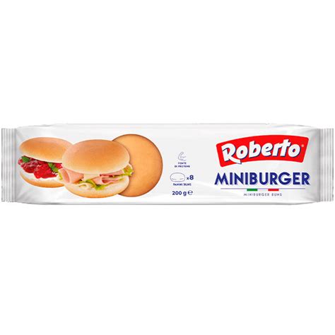 Мини-булочки Roberto для бургеров 8х25 гр - купить продукты по выгодной ...