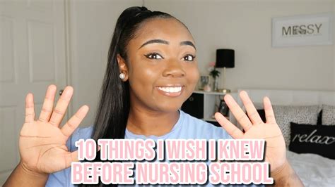 10 Things I Wish I Knew Before Nursing School Youtube