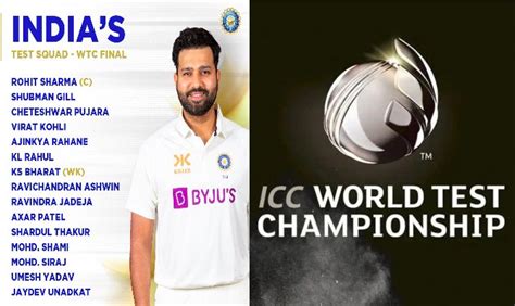 World Test Championship Final India Squad