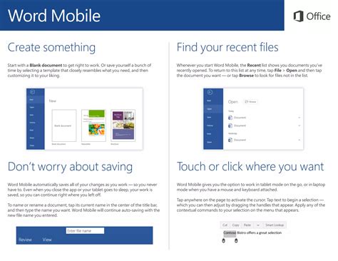 Microsoft Word Mobile Ppt