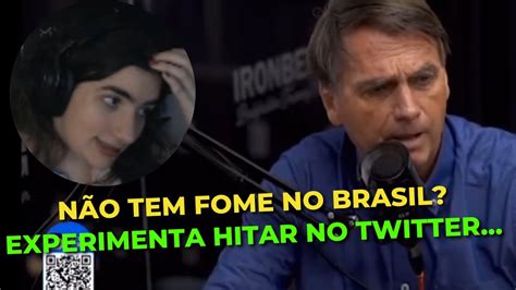 MARWA REAGE AO BOLSONARO DIZENDO QUE NÃO TEM FOME NO BRASIL Cortes