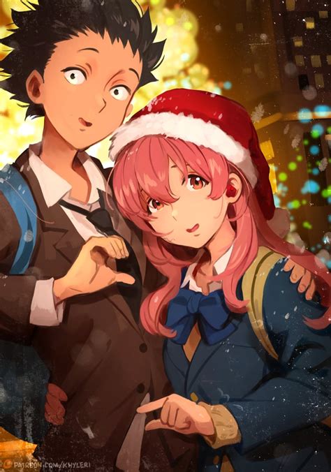 Nishimiya Shouko And Ishida Shouya Koe No Katachi Drawn By Khyle 112896