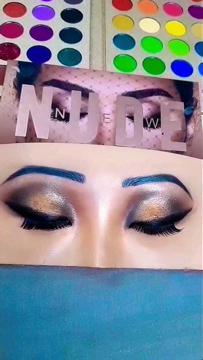 Beutiful Easy Steps Eye Makeup Tutorial 🧿🧿 ️👆💝 Shorts Youtube