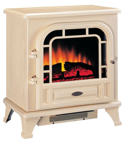 Americana Cream Electric Stove Electric Fireplace Classic Flame Cfs