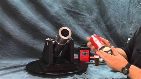 Black Powder Billiard Ball Cannon Overview Youtube