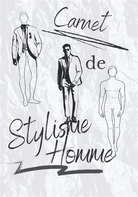 Buy Carnet De Stylisme Homme Pages De Croquis Pour Stylistes De