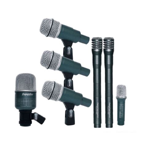 Drum Microphones For Recording Studio Microphone Set Of 7 Pcs DRK B5C2