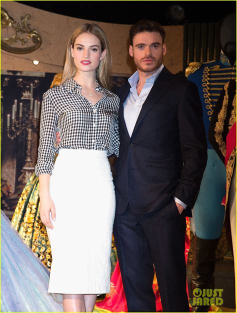 Lily James Richard Madden Step Out For Cinderella Exhibition See