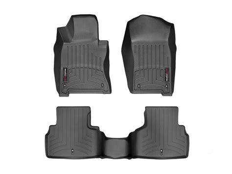 445861 445862 Weathertech 1st Row And 2nd Row 1 Piece Floor Liners Bundle Fits 2017 2019