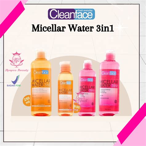 Jual Cleanface Purbasari Clean Face Micellar Water In Normal Oily