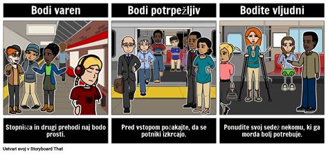 Primer PSA Vlak Storyboard Par Sl Examples