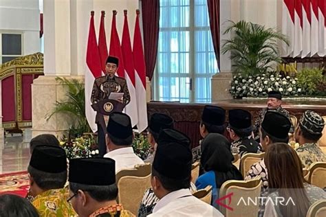 Presiden Jokowi Berpesan Agar Dana Zakat Disalurkan Tepat Sasaran