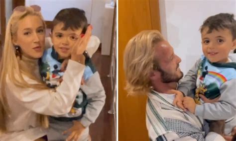 Que amor Filho de Rúben e Tatiana Boa Nova conhece Bárbara Parada e