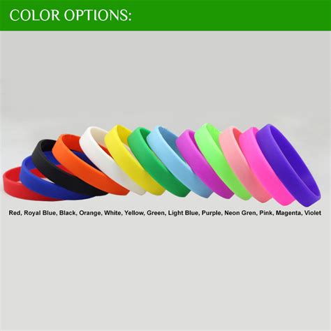 Debossed Filled in Color Silicone Wristband - Greenworks