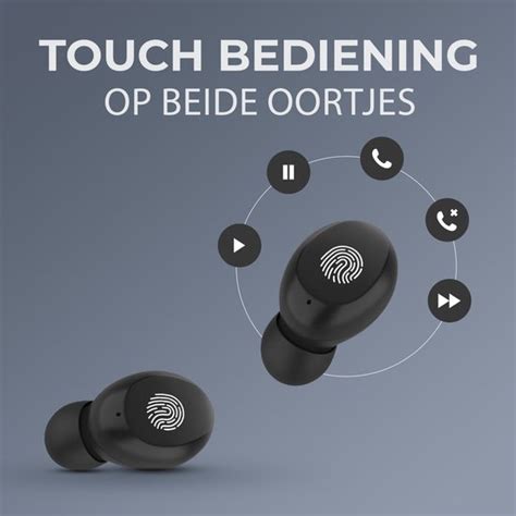 Frenchies® Volledig Draadloze Oordopjes Bluetooth Oordopjes Draadloze Oortjes Wireless