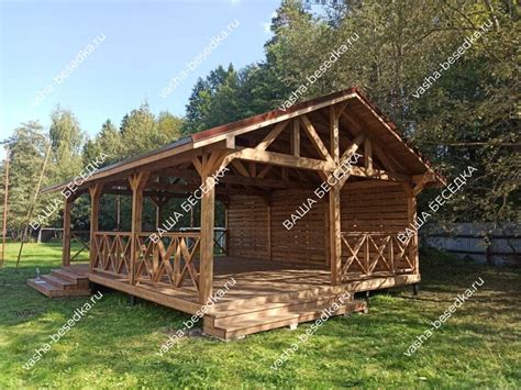 Деревянные беседки для дачи купить в Санкт-Петербурге, цены на садовые ...