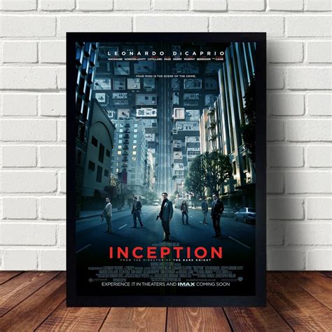 Inception Movie Poster Canvas Art Wall Home Decor no Frame - Etsy