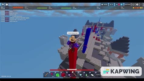 Roblox Bedwars World Record Longest Shot Youtube