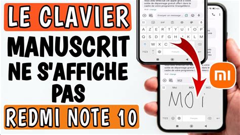 Comment ajouter un clavier d écriture manuscrite sur Redmi note 10